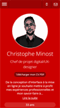 Mobile Screenshot of christophe-minost.com